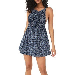 Free People Mini Floral Dress, Small